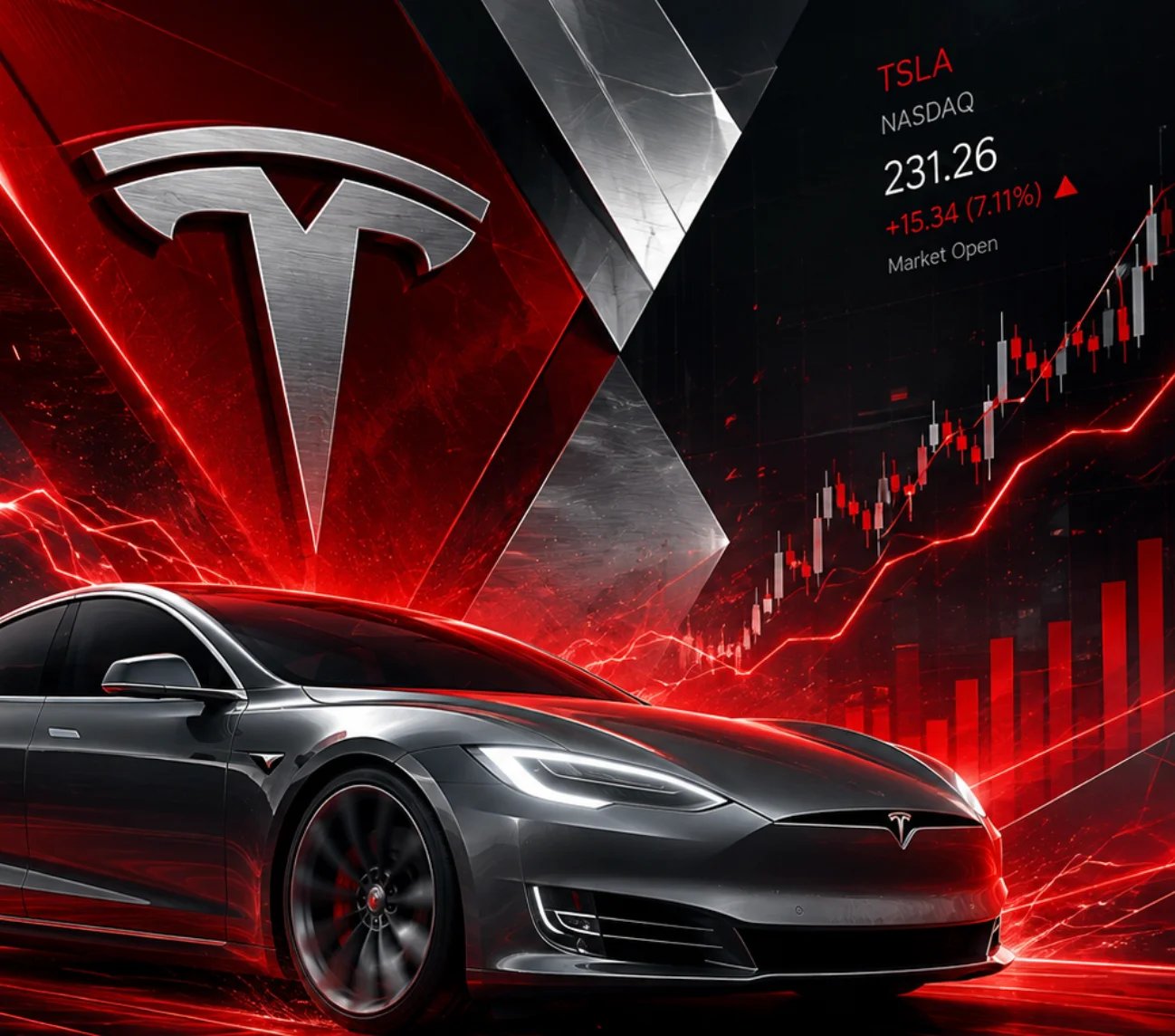 Tesla stock climbs as Elon Musk hints at possible SpaceX merger, fueling investor speculation